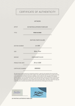 Load image into Gallery viewer, Who da Boss — Certificate of Authenticity
