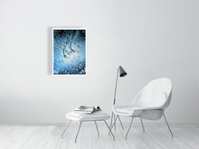 Load image into Gallery viewer, Skiing art print - Magic forest - Ski wall art