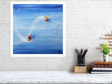 Load image into Gallery viewer, Skiing art print - Transitions - Skiing wall art