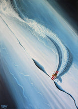 Load image into Gallery viewer, Ski art print - Mind the Gap