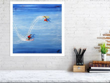 Load image into Gallery viewer, Skiing art print - Transitions - Skiing wall art
