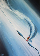 Load image into Gallery viewer, Ski art print - Mind the Gap
