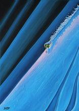 Load image into Gallery viewer, Ski art print - The line #2

